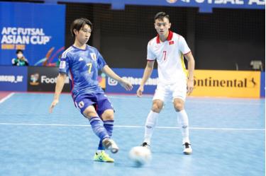 Thua Nhật Bản 0-2, tuyển futsal Việt Nam vẫn vào tứ kết giải châu Á
